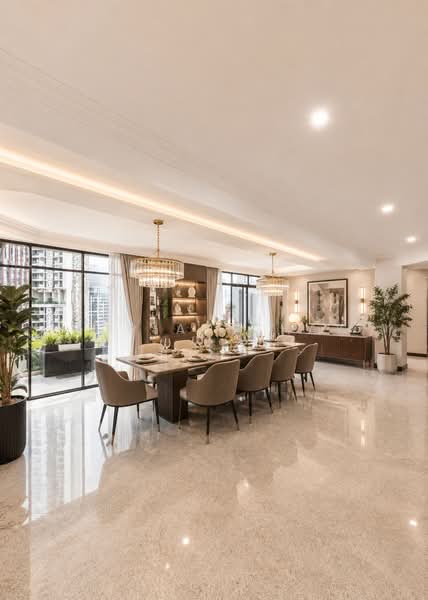 Elizabeth Heights, 57 Cairnhill Road, 5 Bedrooms, 5,134 sqft, Condominium For Sale, by Adrian Chay, 500178481 - Dining Hall - PropertyGuru.com.sg