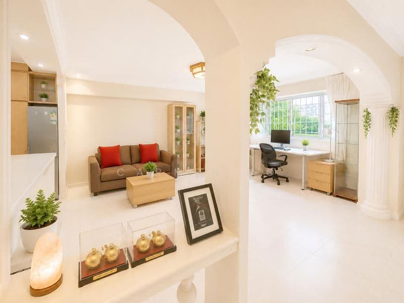 860 Woodlands Street 83, 860 Woodlands Street 83, Admiralty / Woodlands, 3 Bedrooms, 1,141 sqft, HDB Flat For Sale, by Carmen Ho, 500178496 - Living Room - PropertyGuru.com.sg