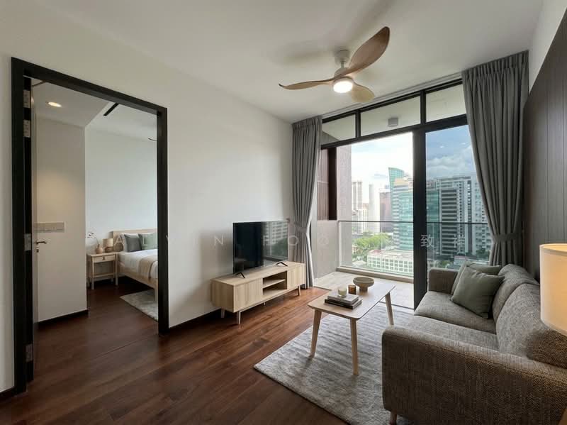 Pullman Residences, 18 Dunearn Road, 1 Bedroom, 463 sqft, Condominium For Rent, by Calvin Foo 符致祥, 500178518 - Living Room - PropertyGuru.com.sg
