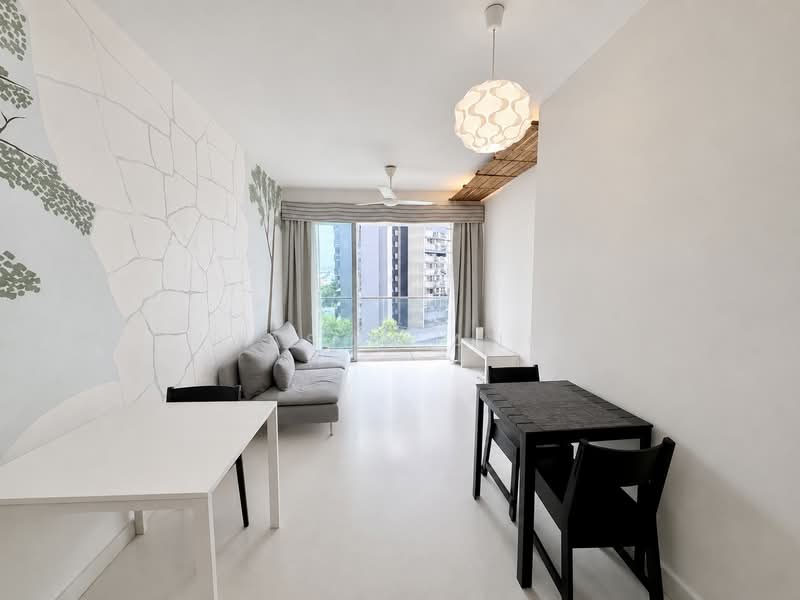One Amber, 9 Amber Gardens, 1 Bedroom, 570 sqft, Condominium For Rent, by Jason Ang, 500178593 - Spacious living and dining area - PropertyGuru.com.sg