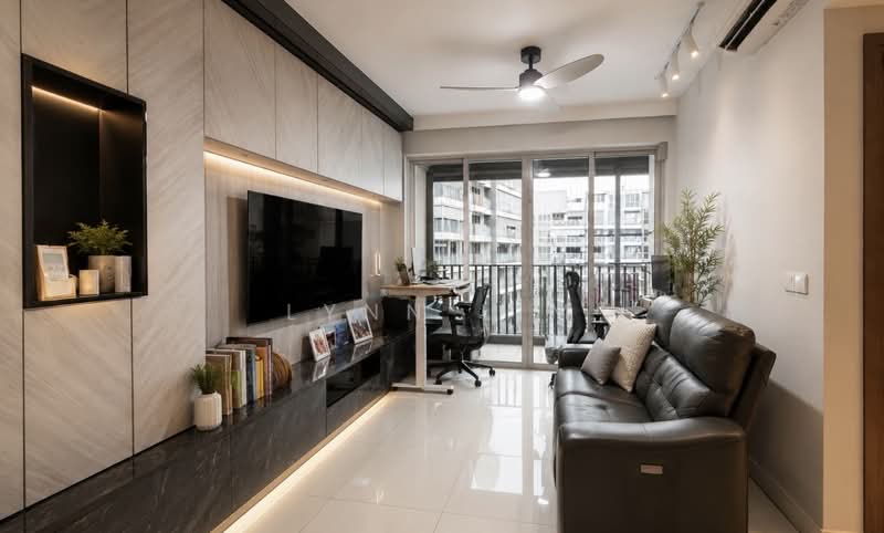 Heron Bay, 63 Upper Serangoon View, 3 Bedrooms, 1,033 sqft, Executive Condominium For Sale, by Lynn Lim, 500178609 - Living Room - PropertyGuru.com.sg
