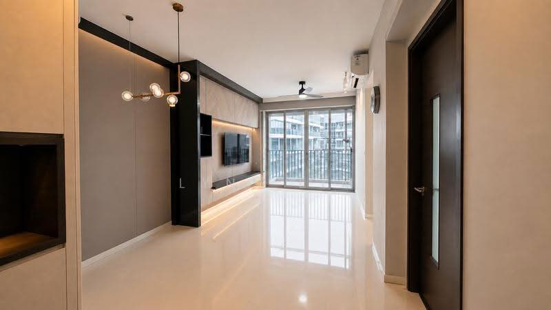 Heron Bay, 63 Upper Serangoon View, Hougang / Punggol / Sengkang, 3 Bedrooms, 1,033 sqft, Executive Condominium For Sale, by Lynn Lim, 500178609 - Living Room - PropertyGuru.com.sg