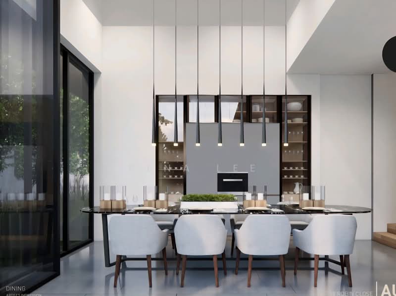 MOST PRESTIGIOUS BRAND NEW SD @ ROBIN CALL RENA 9191 6668, Robin, Tanglin / Holland / Bukit Timah, 7 Bedrooms, 8,527 sqft, Semi-Detached House For Sale, by Rena Lee, 500178612 - Dining Room - PropertyGuru.com.sg