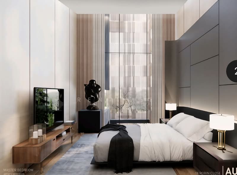 MOST PRESTIGIOUS BRAND NEW SD @ ROBIN CALL RENA 9191 6668, Robin, Tanglin / Holland / Bukit Timah, 7 Bedrooms, 8,527 sqft, Semi-Detached House For Sale, by Rena Lee, 500178612 - Master Bedroom - PropertyGuru.com.sg