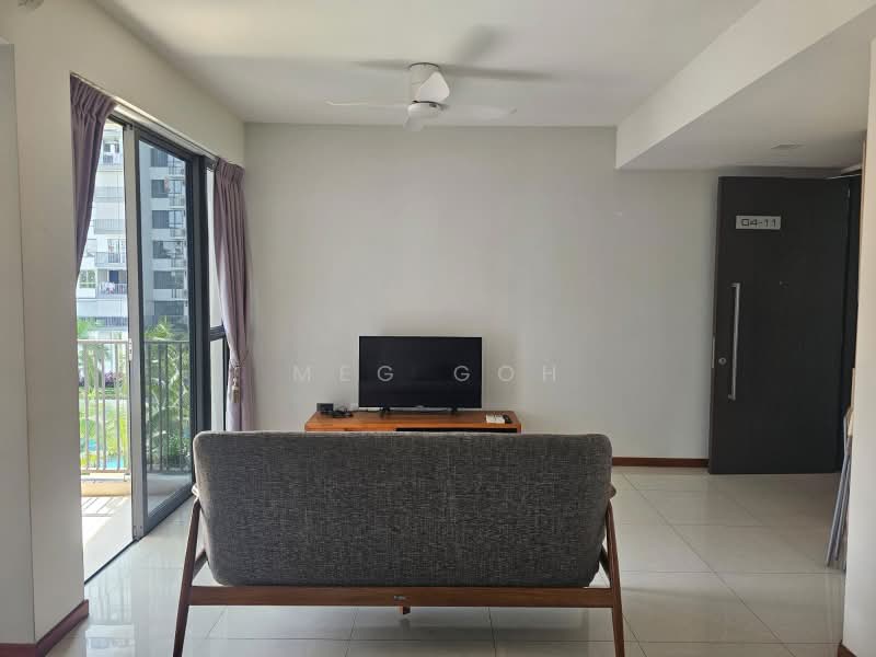 Vue 8 Residence, 87 Pasir Ris Heights, 2 Bedrooms, 700 sqft, Condominium For Rent, by Meg Goh, 500178618 - Living Room - PropertyGuru.com.sg