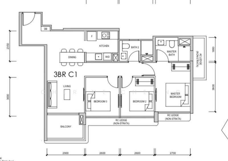 Lentor Gardens Residences, 68 Lentor Gardens, 3 Bedrooms, 872 sqft, Condominium For Sale, by Cherine Cheong, 500178622 - PropertyGuru.com.sg