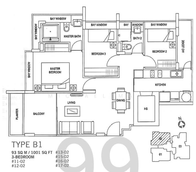 Angullia Park Residences @ Orchard, , 3 Bedrooms, 1,001 sqft, Apartment For Rent, by Michael Mah, 500178627 - PropertyGuru.com.sg