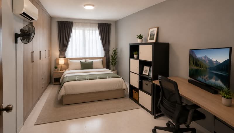 432 Bukit Panjang Ring Road, 432 Bukit Panjang Ring Road, 3 Bedrooms, 1,313 sqft, HDB Flat For Sale, by Jeremy Lee, 500178628 - Second Bedroom - AI Image - PropertyGuru.com.sg