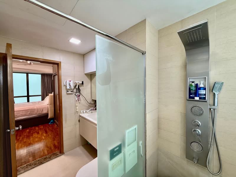 The Quintet, 44 Choa Chu Kang Street 64, 3 Bedrooms, 1,302 sqft, Condominium For Sale, by Ricky Teo, 500178687 - Master Bedroom with Bathroom - PropertyGuru.com.sg