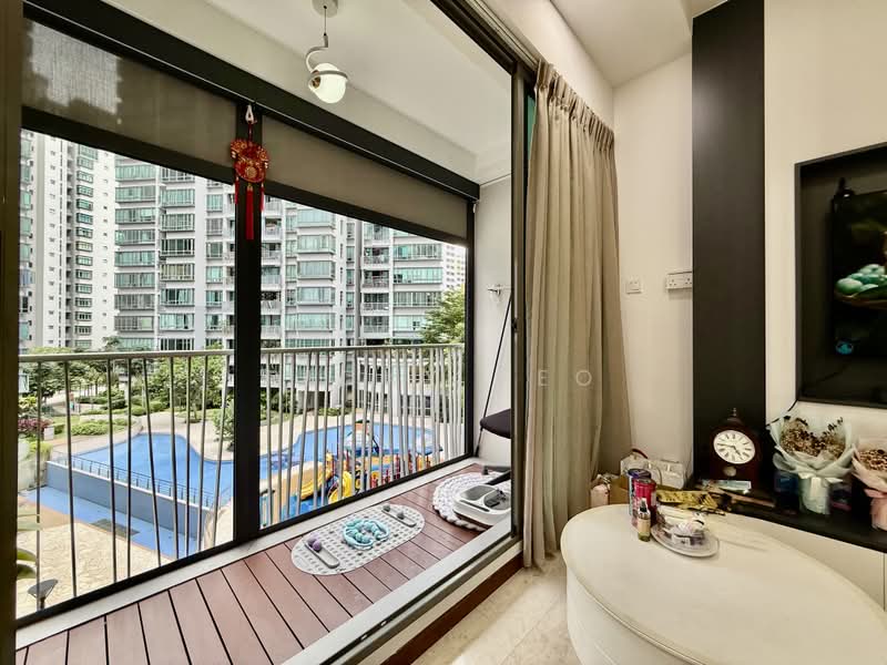 The Quintet, 44 Choa Chu Kang Street 64, 3 Bedrooms, 1,302 sqft, Condominium For Sale, by Ricky Teo, 500178687 - Balcony with Ziptrak  - PropertyGuru.com.sg