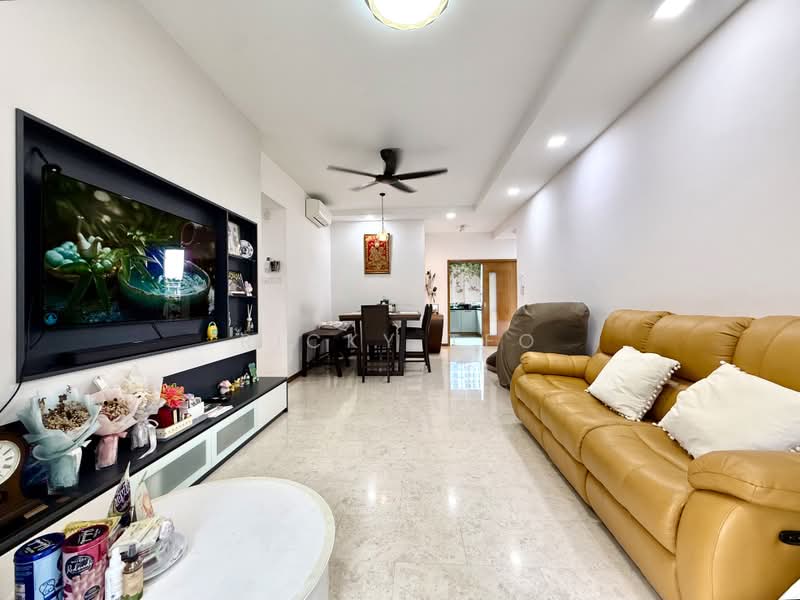 The Quintet, 44 Choa Chu Kang Street 64, 3 Bedrooms, 1,302 sqft, Condominium For Sale, by Ricky Teo, 500178687 - Living Room and dining view - PropertyGuru.com.sg