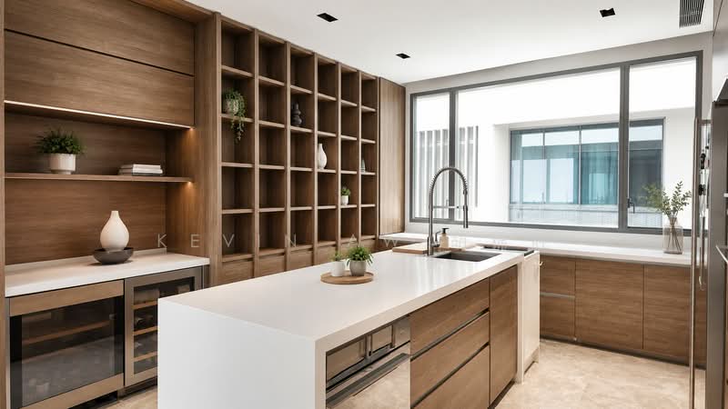 Rare Freehold Penthouse w Private Pool For Sale @ Leedon Heights!, , 4 Bedrooms, 3,767 sqft, Condominium For Sale, by Kevin Aw 胡锦胜, 500178698 - Kitchen - PropertyGuru.com.sg