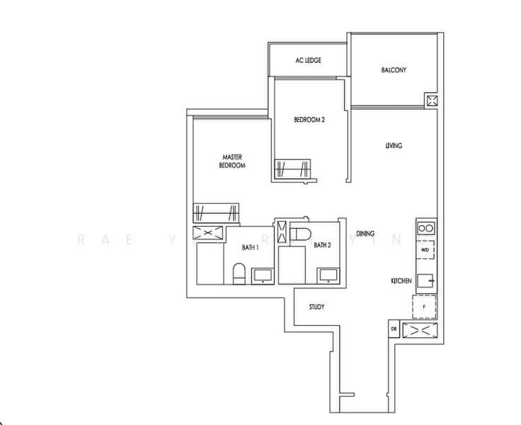 Treasure at Tampines, 57 Tampines Lane, 2 Bedrooms, 678 sqft, Condominium For Sale, by Rae Yeo Rui Ying, 500178724 - PropertyGuru.com.sg