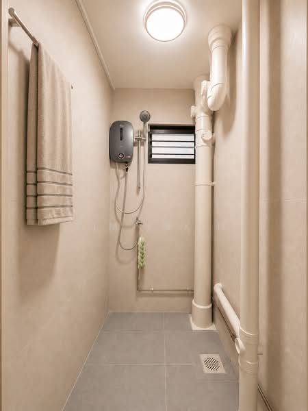52 New Upper Changi Road, 52 New Upper Changi Road, Room Rental, 150 sqft, HDB Flat For Rent, by Sim Yuxin, 500178815 - Bathroom - PropertyGuru.com.sg
