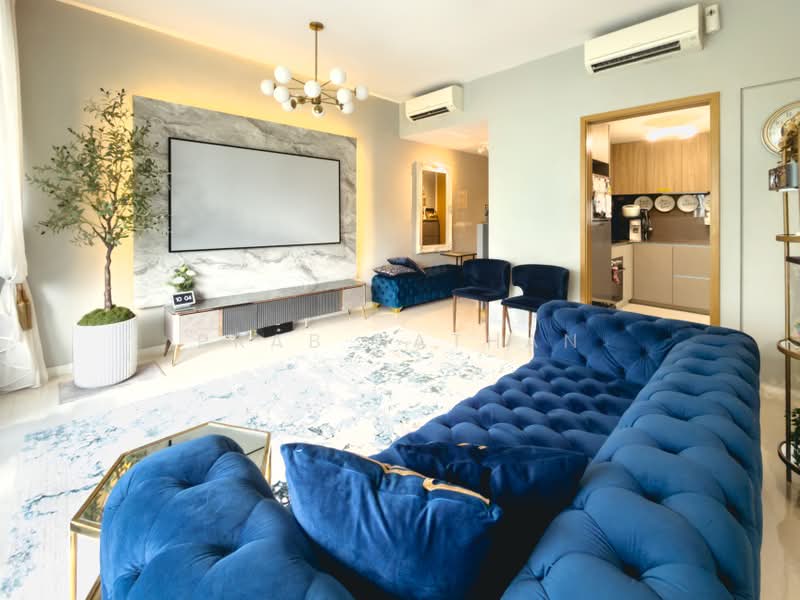 The Jovell, 13 Flora Drive, 3 Bedrooms, 1,033 sqft, Condominium For Sale, by Prab Nathan, 500178828 - Living Room - PropertyGuru.com.sg