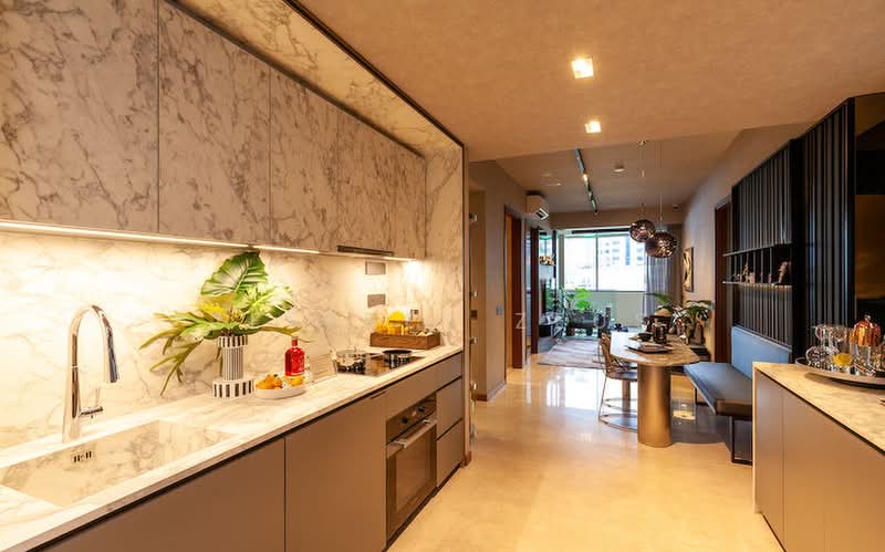 CanningHill Piers, 5 Clarke Quay, 1 Bedroom, 538 sqft, Condominium For Sale, by Jeffrey Zeus, 500178849 - Kitchen - PropertyGuru.com.sg