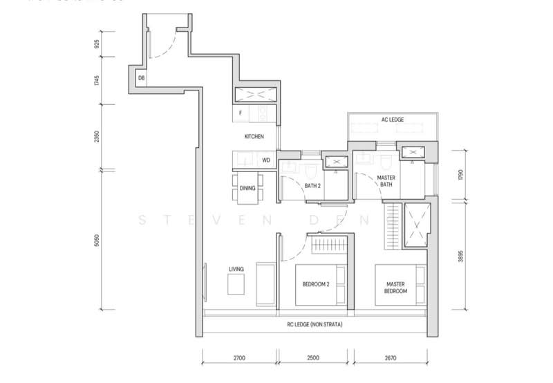 THE FIRST-MOVER CROWN JEWEL OF THE NEW BEACH ROAD TRANSFORMATIONAL ENCLAVE!, , 2 Bedrooms, 710 sqft, Condominium For Sale, by Steven Deng, 500178906 - PropertyGuru.com.sg