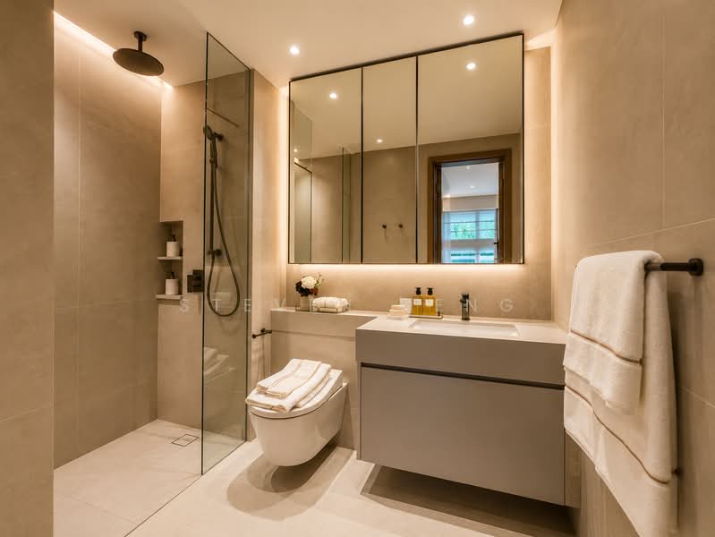 THE FIRST-MOVER CROWN JEWEL OF THE NEW BEACH ROAD TRANSFORMATIONAL ENCLAVE!, , 2 Bedrooms, 710 sqft, Condominium For Sale, by Steven Deng, 500178906 - Bathroom - PropertyGuru.com.sg