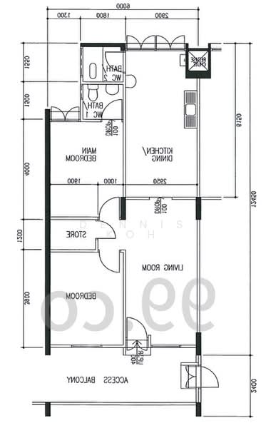 404 Ang Mo Kio Avenue 10, 404 Ang Mo Kio Avenue 10, 2 Bedrooms, 721 sqft, HDB Flat For Sale, by Dennis Koh, 500178957 - PropertyGuru.com.sg