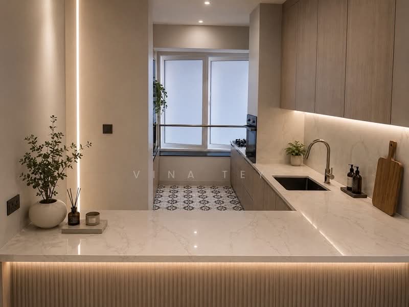 Sunny Parc, 128 Lorong K Telok Kurau, 4 Bedrooms, 2,411 sqft, Apartment For Sale, by Vina Tey, 500178977 - Kitchen - ID impression - PropertyGuru.com.sg