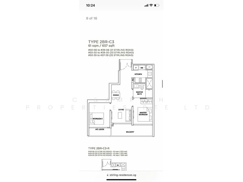 Stirling Residences, 21 Stirling Road, 2 Bedrooms, 635 sqft, Condominium For Rent, by Angela, 500178985 - PropertyGuru.com.sg