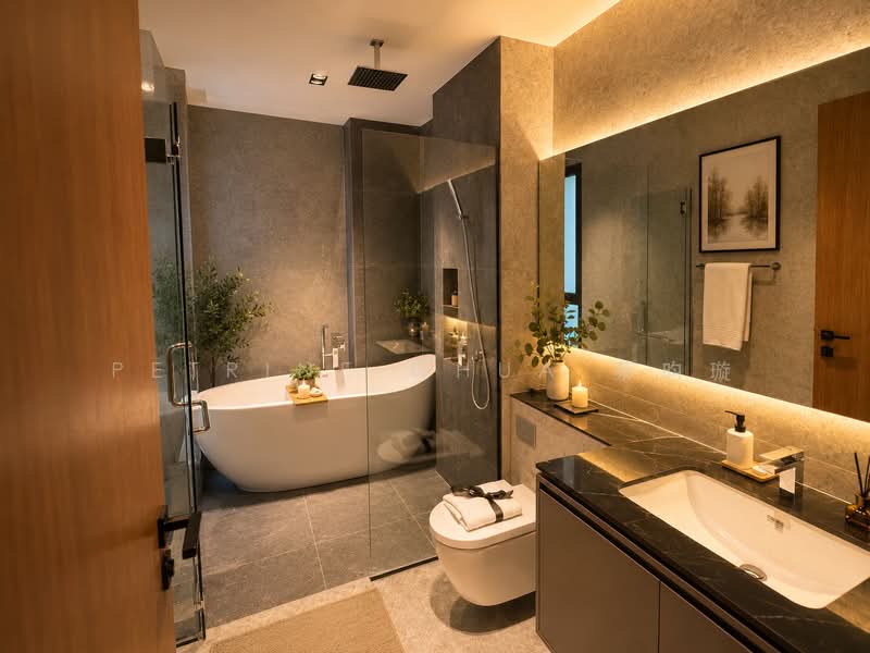 🏡 Quiet Enclave Brand New Freehold Inter-Terrace, , 5 Bedrooms, 4,834 sqft, Terraced House For Sale, by Petrine Chua 蔡昀璇, 500179019 - Bathroom - PropertyGuru.com.sg
