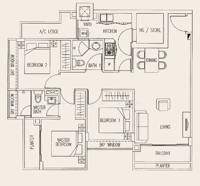 Palm Galleria, 78A Lor K Telok Kurau, 3 Bedrooms, 990 sqft, Condominium For Sale, by Vernon Ang, 500179034 - PropertyGuru.com.sg