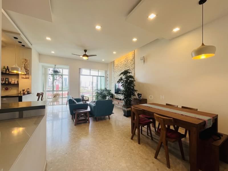 Tanglin Regency, 381 Tanglin Road, 3 Bedrooms, 1,292 sqft, Condominium For Sale, by Marissa Soh, 500179041 - Living Room & Dining Room - PropertyGuru.com.sg