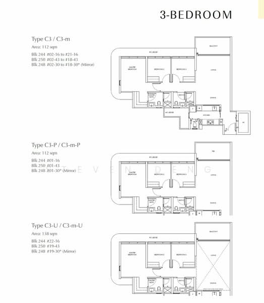 Chuan Park, 240 Lorong Chuan, 3 Bedrooms, 1,206 sqft, Condominium For Sale, by Steven Deng, 500179347 - PropertyGuru.com.sg