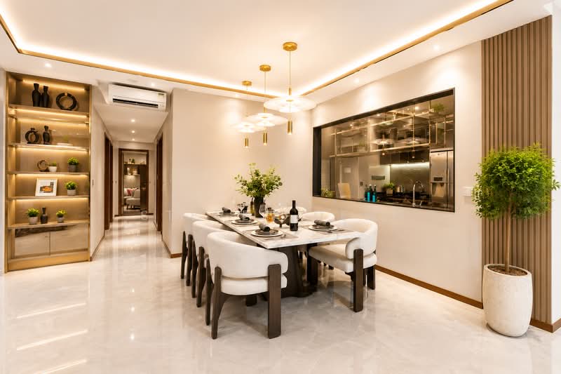 Chuan Park, 240 Lorong Chuan, 3 Bedrooms, 1,206 sqft, Condominium For Sale, by Steven Deng, 500179347 - Dining Room - PropertyGuru.com.sg