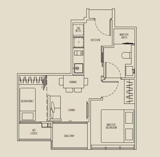 Hill House, 10A-11 Institution Hill, 10B, 2 Bedrooms, 452 sqft, Condominium For Rent, by Reis Lim, 500179358 - PropertyGuru.com.sg