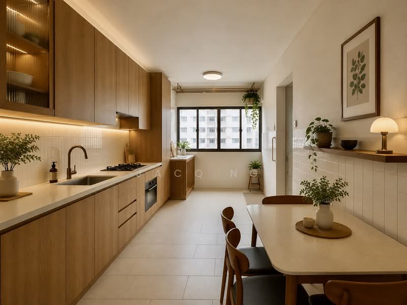 491 Jurong West Avenue 1, 491 Jurong West Avenue 1, 2 Bedrooms, 721 sqft, HDB Flat For Sale, by Jacq Ng, 500179374 - Kitchen (AI impression) - PropertyGuru.com.sg