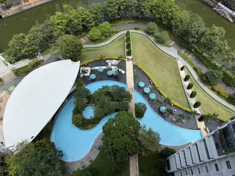 Rivergate, 97 Robertson Quay, 4 Bedrooms, 1,894 sqft, Condominium For Rent, by Nigel Chow, 500179389 - Pool - PropertyGuru.com.sg