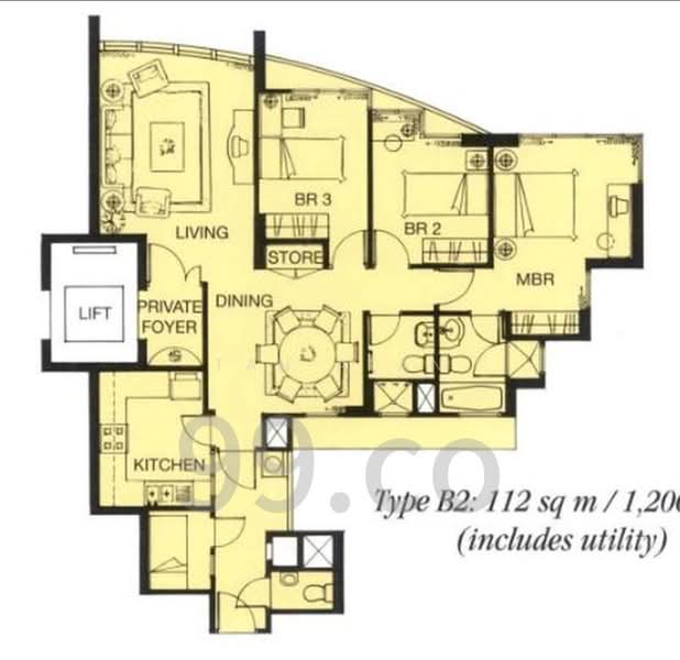 Palm Gardens, 2D Hong San Walk, 3 Bedrooms, 1,206 sqft, Condominium For Sale, by Tan Alan, 500179420 - PropertyGuru.com.sg