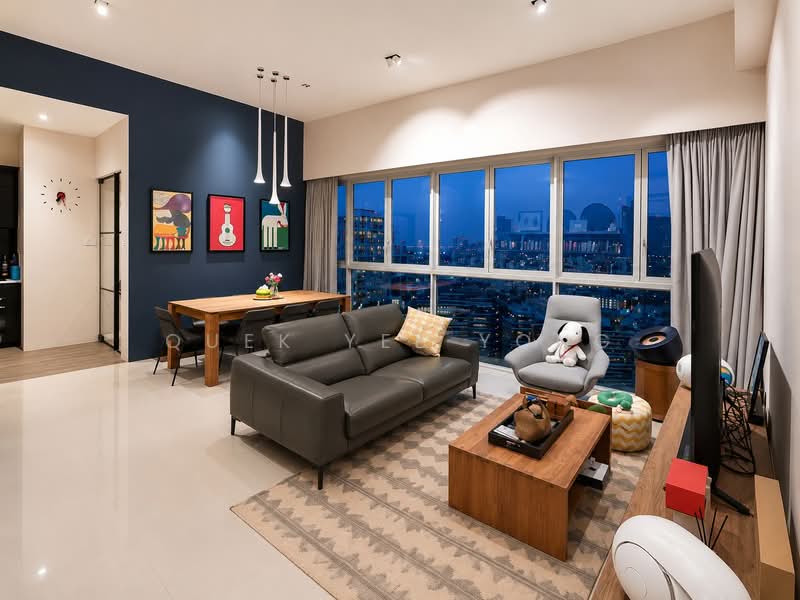 Citylights, 80 Jellicoe Road, 3 Bedrooms, 1,410 sqft, Condominium For Sale, by Quek Yee Yong, 500179454 - Living Room - PropertyGuru.com.sg