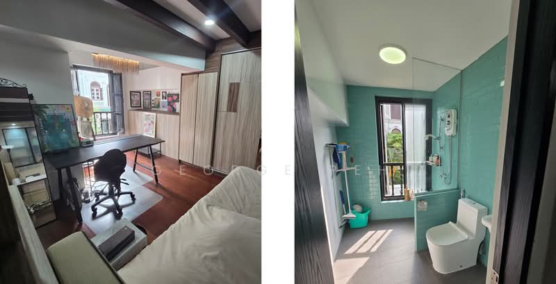 Spottiswoode park road terraced house, spottiswoode park road, 4 Bedrooms, 1,785 sqft, Terraced House For Sale, by George Peh, 500179475 - Master ensuite bedroom - PropertyGuru.com.sg