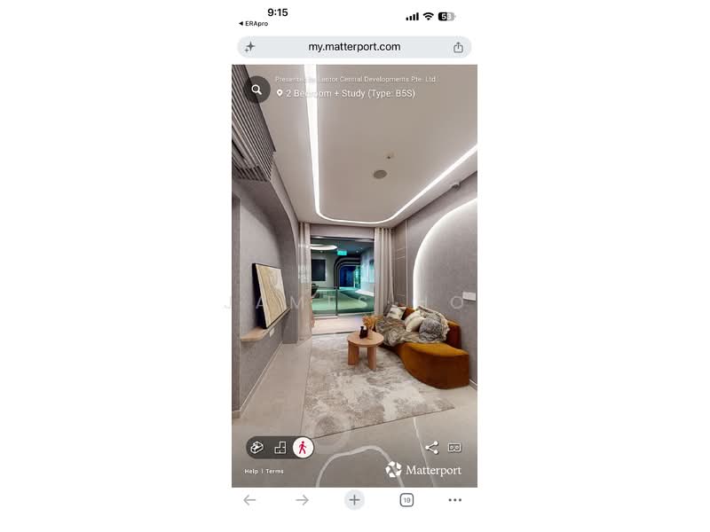 Hillock Green, 28 Lentor Central, 2 Bedrooms, 786 sqft, Condominium For Sale, by James Ho, 500179481 - Living Room - PropertyGuru.com.sg