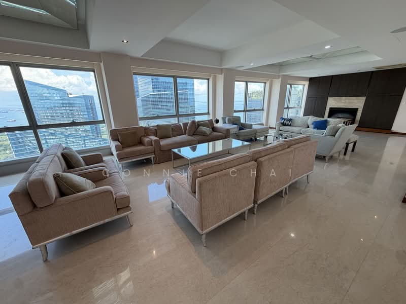 The Sail @ Marina Bay, 6 Marina Boulevard, 4 Bedrooms, 5,834 sqft, Condominium For Sale, by Connie Chai, 500179520 - Living Room - PropertyGuru.com.sg