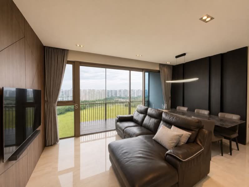The Vales, 79 Anchorvale Crescent, 3 Bedrooms, 1,033 sqft, Condominium For Sale, by Sarah Lim, 500179626 - Landscape Living & Dining Room - PropertyGuru.com.sg