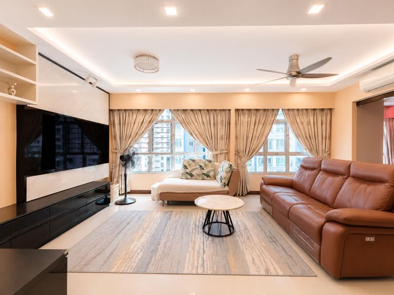 164A Rivervale Crescent, 164A Rivervale Crescent, 3 Bedrooms, 1,216 sqft, HDB Flat For Sale, by Esther Cai, 500179635 - Living Room - PropertyGuru.com.sg