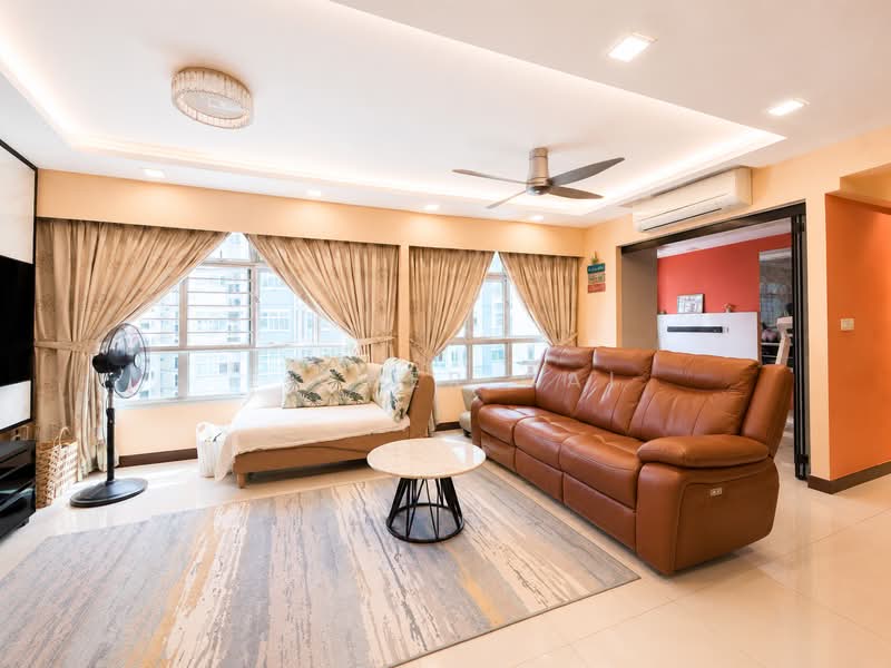 164A Rivervale Crescent, 164A Rivervale Crescent, 3 Bedrooms, 1,216 sqft, HDB Flat For Sale, by Esther Cai, 500179635 - Living Room - PropertyGuru.com.sg