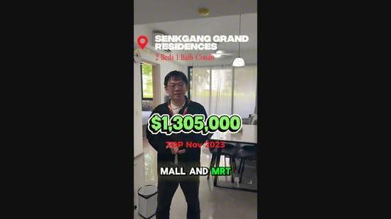 Sengkang Grand Residences, 88 Compassvale Bow, Hougang / Punggol / Sengkang, 2 Bedrooms, 624 sqft, Condominium For Sale, by Joshua Lawrence Che, 500179685 - PropertyGuru.com.sg