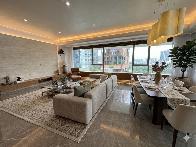 Boulevard 88, 88 Orchard Boulevard, 4 Bedrooms, 2,777 sqft, Condominium For Rent, by Paige Mou, 500179737 - Living Room - PropertyGuru.com.sg