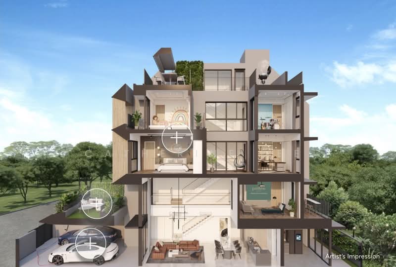 Pollen Collection, Pollen View Off Nim Road, 5 Bedrooms, 1,914 sqft, Terraced House For Rent, by Catherine Lee, 500179740 - Exterior - PropertyGuru.com.sg