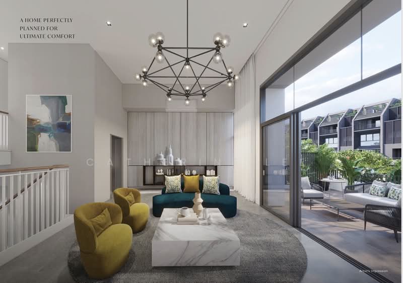 Pollen Collection, Pollen View Off Nim Road, 5 Bedrooms, 1,914 sqft, Terraced House For Rent, by Catherine Lee, 500179740 - Living Room - PropertyGuru.com.sg