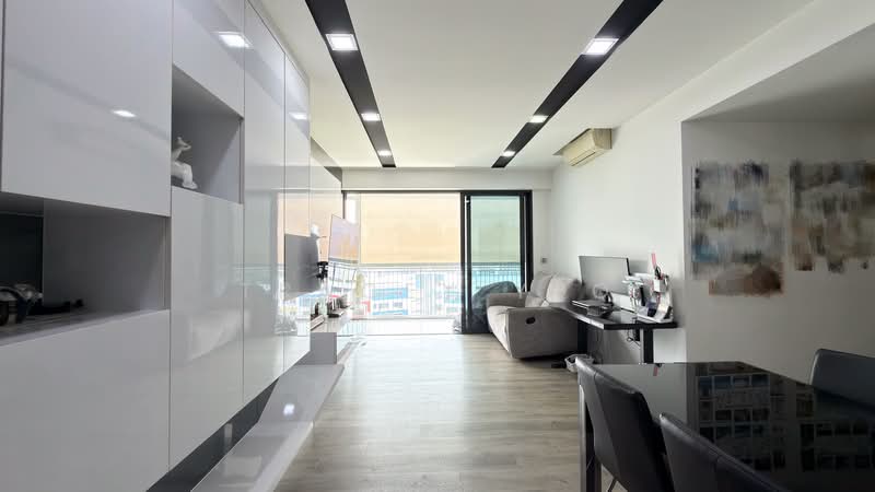 Riverparc Residence, 94 Punggol Drive, 3 Bedrooms, 1,227 sqft, Executive Condominium For Sale, by Tracey Yeo, 500179754 - Living Room - PropertyGuru.com.sg