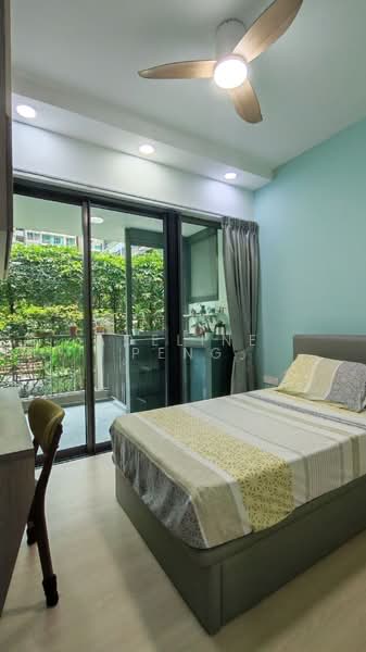 The Topiary, 11 Fernvale Lane, 3 Bedrooms, 1,539 sqft, Executive Condominium For Sale, by Adeline Peng, 500179829 - Studio bedroom with balcony access - PropertyGuru.com.sg