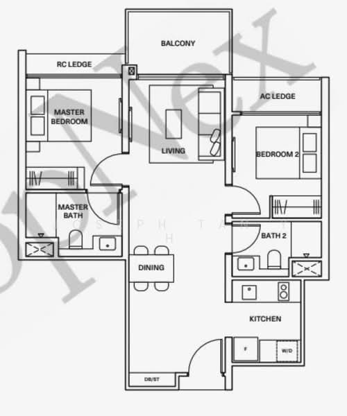 Clavon, 6 Clementi Avenue 1, 2 Bedrooms, 764 sqft, Condominium For Rent, by Joseph Tan Y H, 500179838 - PropertyGuru.com.sg