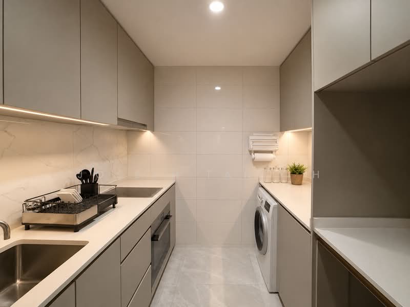 Clavon, 6 Clementi Avenue 1, 2 Bedrooms, 764 sqft, Condominium For Rent, by Joseph Tan Y H, 500179838 - Kitchen - PropertyGuru.com.sg