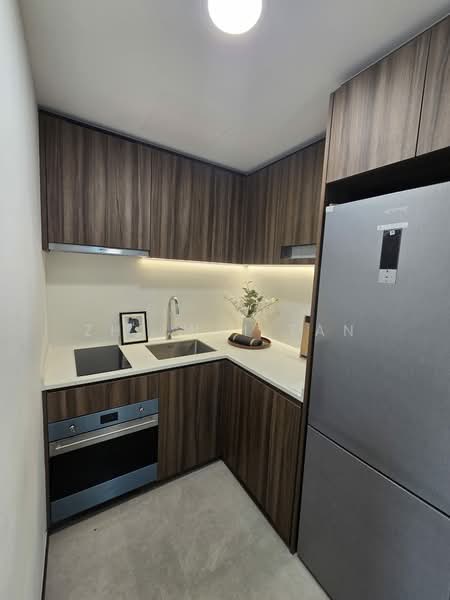 Lentor Modern, 3 Lentor Central, 2 Bedrooms, 678 sqft, Condominium For Sale, by Zhi Wei Tan, 500179859 - Kitchen - PropertyGuru.com.sg